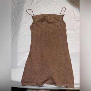 Princess Polly gold dress